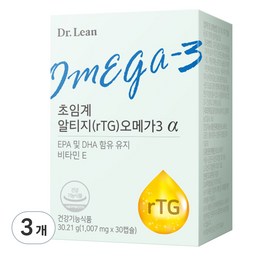 닥터린 초임계 알티지 오메가3 알파, 당신의 건강을 지키는 최고의 선택!