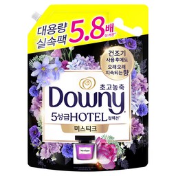 다우니 초고농축 대용량 향수 섬유유연제 미스티크 리필, 향기로운 일상을 위한 선택!