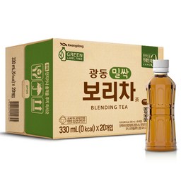 광동 밀싹 보리차 그린 무라벨, 건강한 선택의 정수!