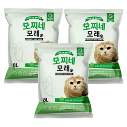 모찌네 고양이 모래, 8L, 3개, 사과향 · 3개 · 8L