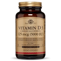 솔가 비타민 D3 5000IU 베지터블 캡슐