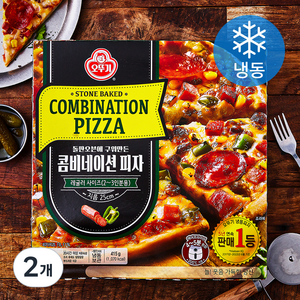 오뚜기 돌판오븐에 구워만든 콤비네이션 피자(냉동)