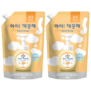 아이깨끗해 핸드워시 순 파우더향 리필용
