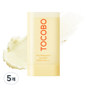 토코보 비타 워터프루프 선스틱 SPF50+ PA++++, 5개, 18g
