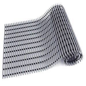월광 미끄럼방지 욕실매트 튜브형 100 x 120 cm, 회색, 1개