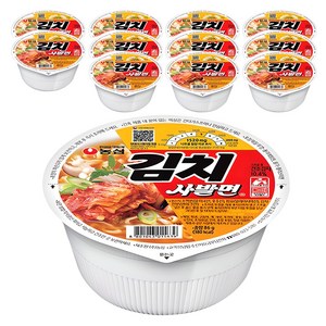 농심 김치 사발면 86g
