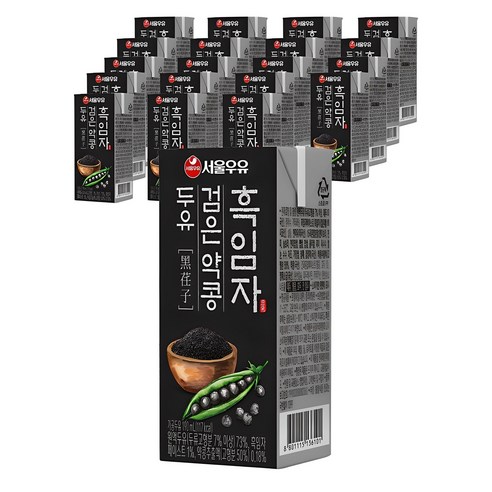 서울우유 흑임자 검은 약콩 두유