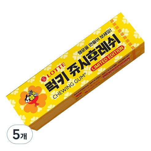 롯데웰푸드 쥬시후레쉬 츄잉껌