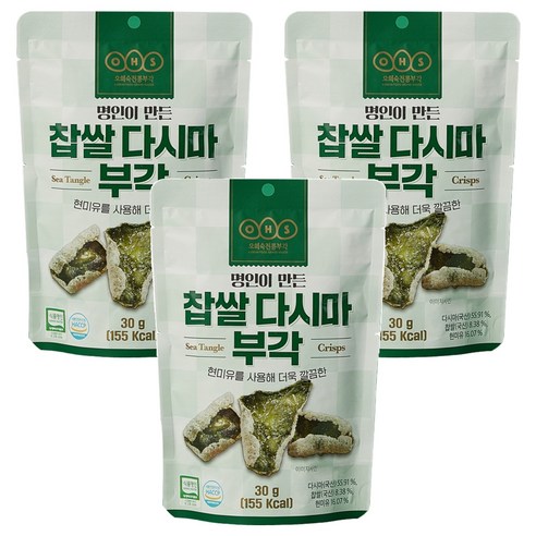 오희숙전통부각 찹쌀 다시마 부각
