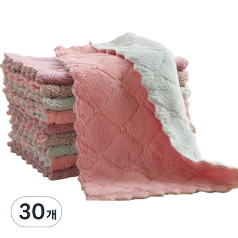 루아르모 물먹는 극세사 요술행주 랜덤발송, 30개