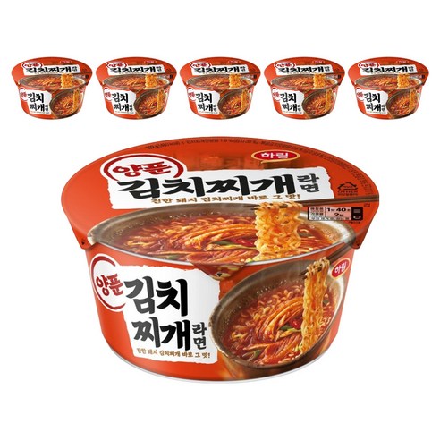 하림 양푼김치찌개라면 컵 102g