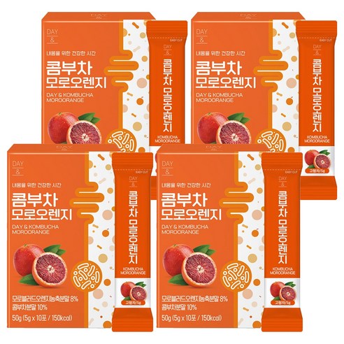 데이앤 콤부차 모로오렌지, 5g, 10개입, 4개