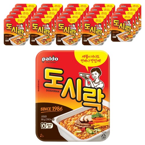 팔도도시락 컵라면 86g