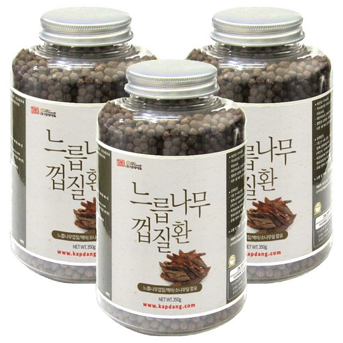 갑당약초 느릅나무껍질환 병타입, 3개, 350g
