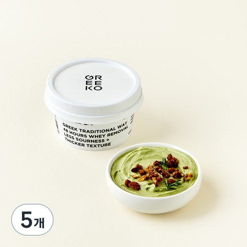 [로켓프레시] 그릭오 말차 그릭 요거트, 100g, 5개