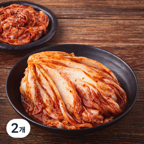 [로켓프레시] 모산김치 갓담근 배추포기김치, 1kg, 2개