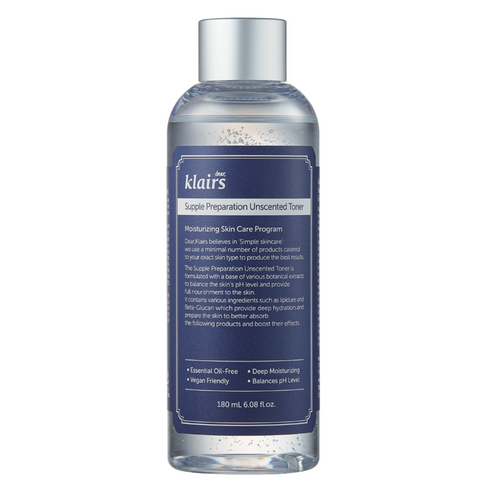클레어스 서플 프레퍼레이션 언센티드 토너, 180ml, 1개