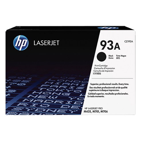 HP 정품 토너 CZ192A No.93a, 검정, 1개
