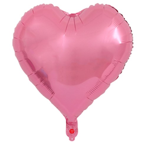 코히모 하트 은박 파티 풍선 45cm 5W0366, 10개, 핑크