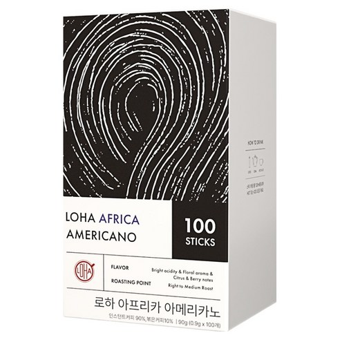 LOHA 아프리카 아메리카노 원두커피믹스