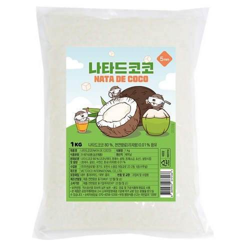 서일물류 나타드코코 코코넛젤리(5mm) 1kg, 1kg, 1개