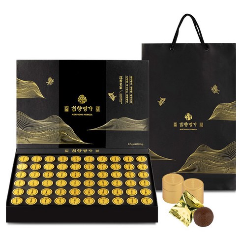 침향명가 명품 수 침향환 + 쇼핑백, 225g, 1개