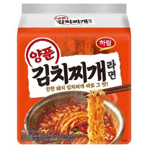 하림 양푼김치찌개라면 112g
