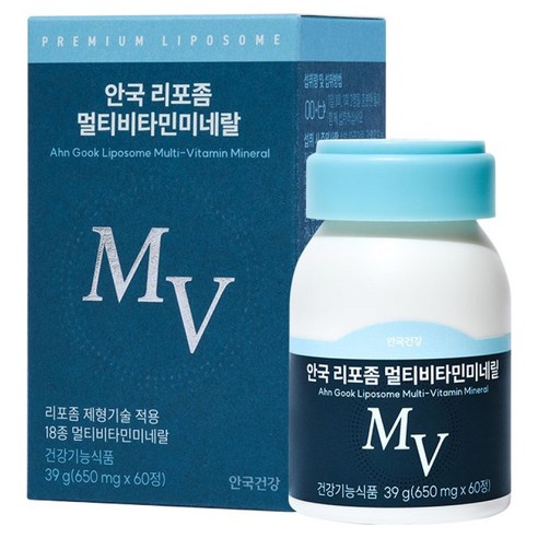 안국건강 리포좀 멀티비타민 미네랄, 60정, 1개
