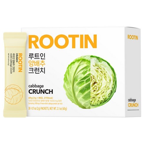 루트인 양배추 크런치 30p, 60g, 1개