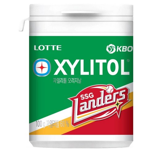 롯데자일리톨 KBO 오리지날 껌 SSG 랜더스