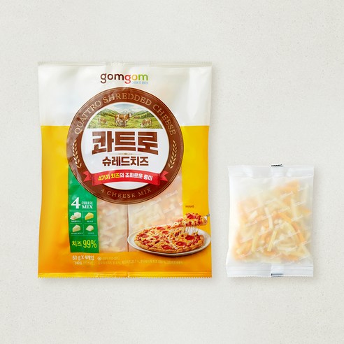 [로켓프레시] 곰곰 콰트로 슈레드치즈