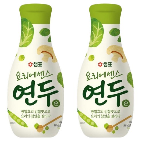 연두 요리에센스 순, 500ml, 2개