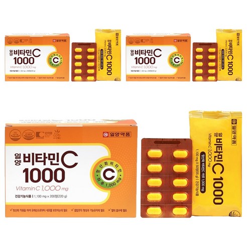 일양약품 비타민C1000, 3개, 200정