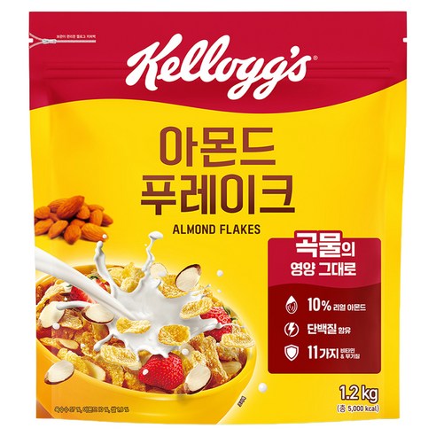 켈로그 아몬드 푸레이크 시리얼