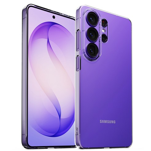 신지모루 변색없는 1mm 스키니 슬림 투명 휴대폰 케이스