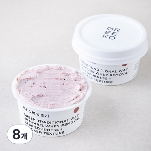 [로켓프레시] 그릭오 딸기 그릭요거트, 200g, 4개