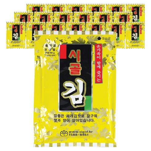 시골김 전장김골드 프리미엄, 60g, 20개