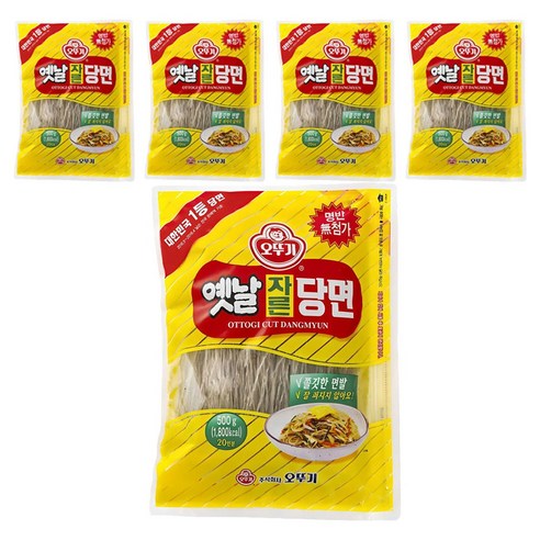 오뚜기옛날 자른당면, 500g, 5개