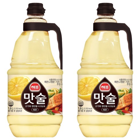 해표 맛술, 1.8L, 2개