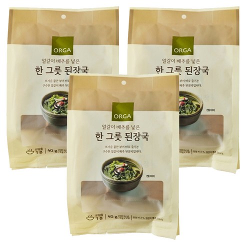 올가홀푸드 한 그릇 된장국 5개입