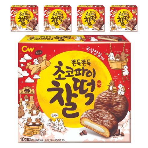 청우식품 초코파이찰떡 10p