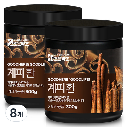 조은약초 프리미엄 계피환, 8개, 300g