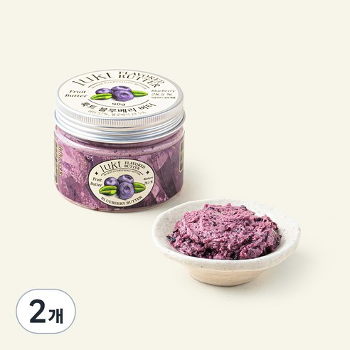 [로켓프레시] 룩트 블루베리 버터, 90g, 2개