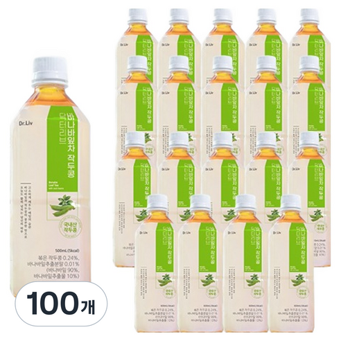 닥터리브 바나바잎차 작두콩, 100개, 500ml