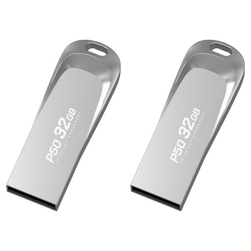 PLEIGO USB 메모리 P50, 32GB, 2개