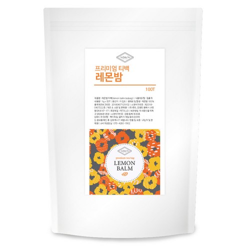 라돌체비타 레몬밤 삼각티백, 100개입, 1개, 1.2g