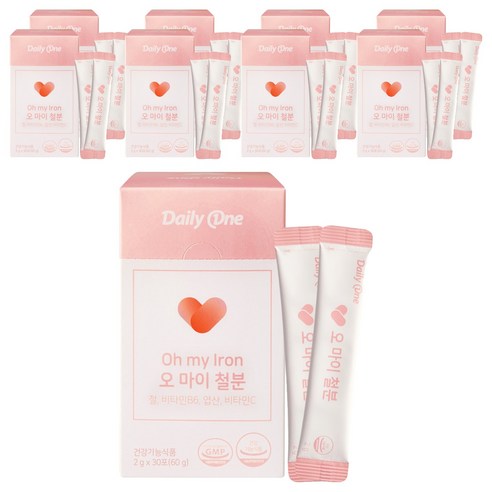 데일리원 오 마이 철분, 60g, 9개