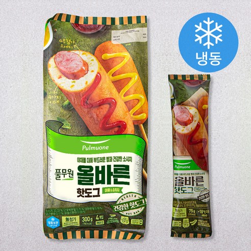 [로켓프레시] 풀무원 올바른 핫도그 (냉동)