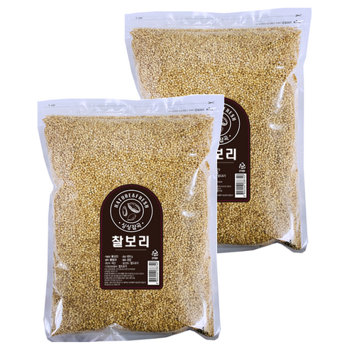 싱싱잡곡 찰보리쌀, 800g, 2개