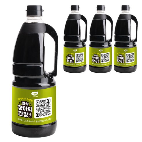 TBK 만능장아찌간장소스, 1.5L, 4개